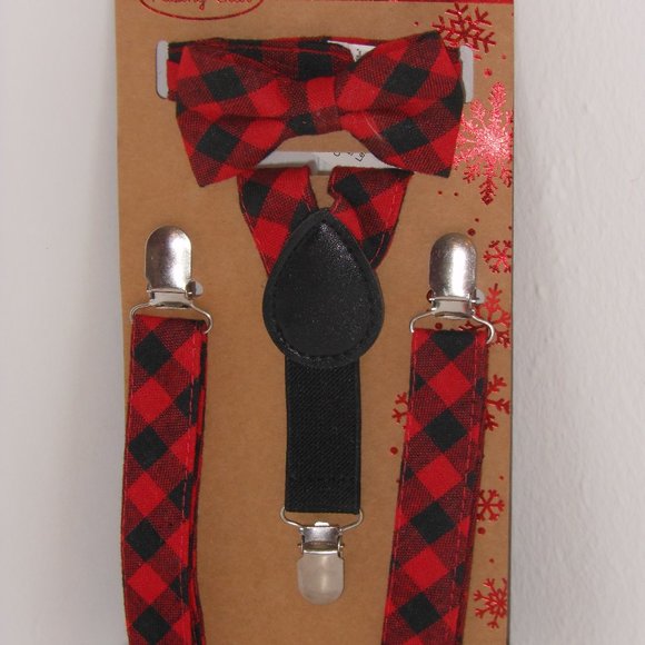 RISING STAR ADJUSTABLE BOW TIE AND SUSPENDER SET INFANT/TODDLER - Picture 5 of 5